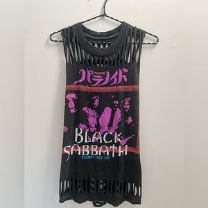 Hand cut and made vintage graphic T